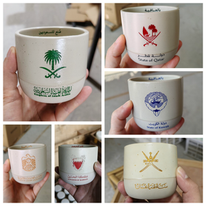 Tazze da Caffè e Tè in Ceramica Senza Manico Kingze con Logo Personalizzato da 100ml 180ml 230ml per Espresso e Cappuccino - Product Image 2