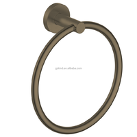 Porte-serviettes mural Watersino moderne en acier inoxydable nickel brossé pour hôtels et chambres