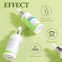 LKIAE Sérum visage à l'aloès Anti acné Élimine les boutons Réduit les rougeurs, hydrate et hydrate les peaux sèches Sérum visage apaisant