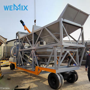 YHZM500 Planta de dosificación de hormigón premezclado móvil JZM500 Equipo de línea de producción de mezclador de hormigón de tambor - Product Image 5