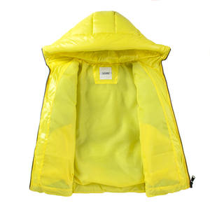 Vente d'usine - Veste d'hiver pour petit garçon, imperméable, coupe-vent, écologique, avec fermeture éclair, vêtements thermiques décontractés pour bébé, logo personnalisé - Product Image 4