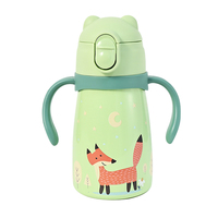 Mini Gourde Isotherme 300ml pour Enfants en Acier Inoxydable avec Couvercles – Tasses Thermiques pour Enfants
