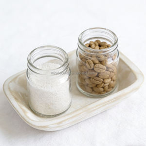 수제 빈티지 화이트 우드 기도용 도우 볼, 캔들 컨테이너, 가정용 장식용 도우 볼 - Product Image 6