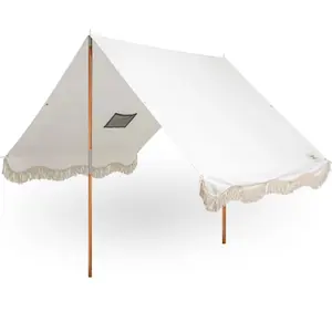 Hot Sale Custom Polyester/Cotton Tents Multi-Style Beach Umbrella Portable Beach Anchor Beach Camping Tents//