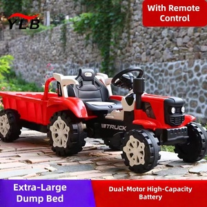 Nuovo Arrivo: <span class=keywords><strong>Auto</strong></span> Elettrica per Bambini a 6 Ruote, Trattore con Cassone Ribaltabile Idraulico, Telecomando, <span class=keywords><strong>Batteria</strong></span> Ricaricabile, per Bambini 2-7 Anni - Product Image 3