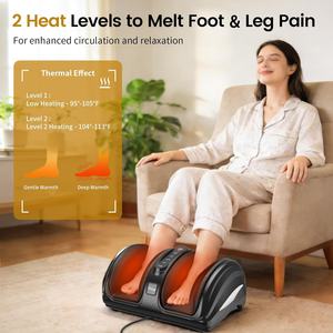 Massageador de Pés Shiatsu com Controle de Tempo e Terapia de Calor para Alívio da Dor Neuropática e Fasciíte Plantar, Melhoria da Circulação, 3kg OEM - Product Image 3