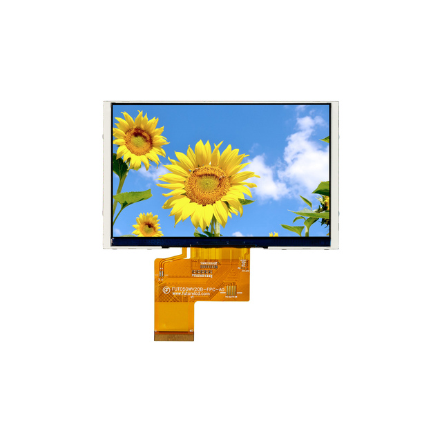 Huaxin 5 Inch TFT LCD Display Module 800x480 RGB Interface Sunlight Readable Transflective Screen for Industrial