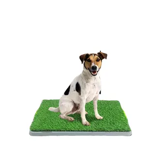 אימון מקורה דשא בסיר לחיות מחמד כלב כלבלב Pad נייד דשא מלאכותי מאמן אסלת מחצלת