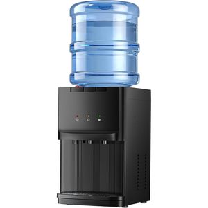Euhomy <b>Top</b> <b>Load</b> Water Dispenser 3 Or 5 Gallon Bottles Countertop Cooler Hot Cold Water Black - Product Image 1