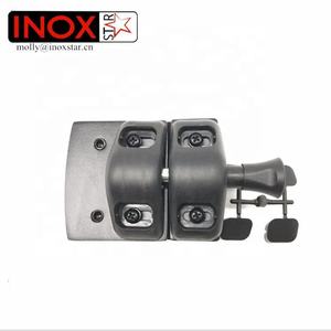 Design moderno in acciaio inox piscina scherma balaustra con pannello di vetro serratura della porta di blocco - Product Image 3