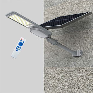 Lampadaire LED solaire intégré à haute puissance 160 lumens par watt, design moderne, du crépuscule à l'aube pour zones urbaines - Product Image 5