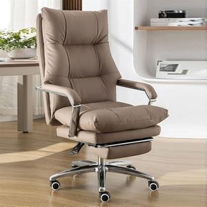 Ghế văn phòng cao cấp thiết kế sang trọng, tay vịn đệm mềm, đệm ngồi mút dày, màu đen, ghế giám đốc có tựa chân và tựa đầu, bánh xe <span class=keywords><strong>PU</strong></span> - Product Image 3