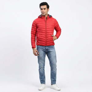 Chaqueta acolchada para hombre, diseño moderno con cuello levantado, a prueba de viento, ropa informal para exteriores más vendida para invierno, precio al por mayor - Product Image 1