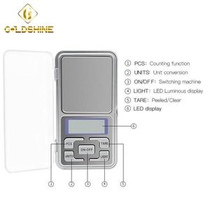 HC-1000B 0.001g الدقة LCD مختبر الالكترونية وزنها التوازن الماس الذهب جرثومة مليغرام جيب ميزان مجوهرات رقمي - Product Image 3