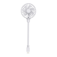 Ventilateur Mini Portable USB Rechargeable à Trois Vitesses, Moteur Sans Balais Multifonctionnel, Idéal pour Hôtels, Usage Domestique et Extérieur - Prix de Gros