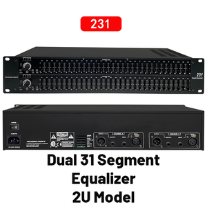 Ecualizador Gráfico Profesional de Doble Canal <span class=keywords><strong>y</strong></span> 31 Bandas 231 EQ231 231s Audio, Video e Iluminación - Product Image 6