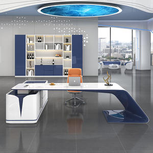 Escritorio Ejecutivo Modular de Madera Moderna <span class=keywords><strong>KD14</strong></span> - Muebles de Oficina de Grado Comercial - Product Image 2
