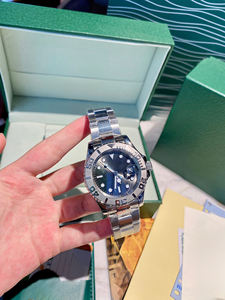 Montre mécanique pour homme avec lunette en céramique en forme d'anneau, rotation bidirectionnelle, confortable à porter, lumière nocturne extrêmement puissante - Product Image 1