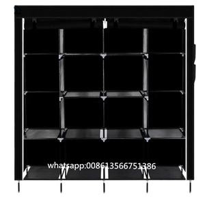 Grande armoire <span class=keywords><strong>pliable</strong></span> portable en tissu non tissé respirant et hermétique avec fermeture éclair - Product Image 3