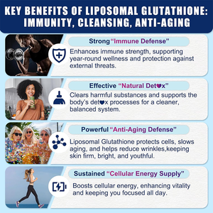 Suplemento Antioxidante e Detox Hepático de Marca Privada OEM 1100mg Gomas de L-Glutationa Lipossomal com Cardo Marinho e NAC & ALA - Product Image 3