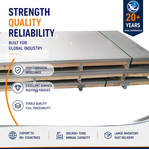 โรงงานผลิตโดยตรง ได้รับการรับรองมาตรฐาน ISO 301 แผ่นเหล็กสแตนเลส ASTM A240 หนา 5.0 มม. กว้าง 2000 มม. ผิวขัดเงา 8K รีดร้อน - Product Image 1