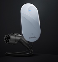Wattsaving GBT AC 32A 3.5KW 7KW Chargeur de Véhicule Électrique Mural pour Usage Domestique avec Contrôle par Application pour Stationnement Résidentiel