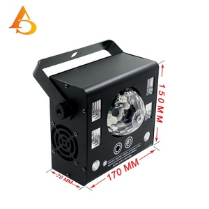 Éclairage laser pour boîte de nuit 50W, lumière de scène LED flash 20W, lumières disco LED RGBW pour DJ, bar, fête, lumière de boule magique rotative 15W - Product Image 6