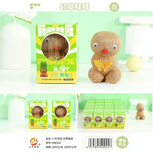 Muñeco de Plantas Verdes en Maceta, Linda Decoración de Escritorio, Regalo de Oficina, Artesanía Hecha a Mano - Product Image 3
