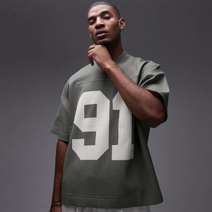 Jerseys <span class=keywords><strong>de</strong></span> Punto para Hombre con Diseño <span class=keywords><strong>de</strong></span> Logo Personalizado, Ropa Deportiva <span class=keywords><strong>de</strong></span> Verano, Original Vintage con Estampado <span class=keywords><strong>de</strong></span> Fútbol y <span class=keywords><strong>Baloncesto</strong></span> - Product Image 2
