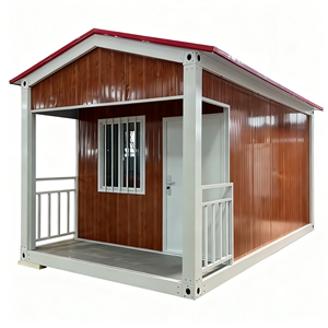 Villa hôtel conteneur en acier contemporaine <span class=keywords><strong>de</strong></span> 20 pieds ou 40 pieds, avec panneaux sandwich et terrasse couverte/balcon - Product Image 4