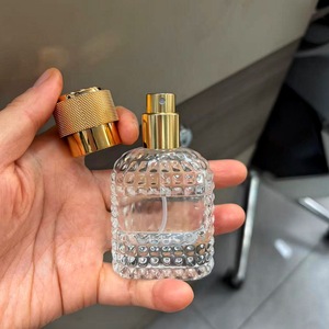 30ml Bump Texture Luxury Perfume <b>Bottle</b> Portable Travel Perfume Subpackage Glass <b>Empty</b> <b>Spray</b> <b>Bottle</b> - Product Image 2