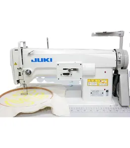 Japan Jukis LZ-271 Industrial Sewing Machine Single NeedIe Lockstitch Zig Zag Freehand Irish Embroidering Sewing Machine