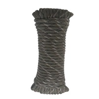 Vente en gros de cordon de parachute en polyester tressé de 4mm 100m 550 cordon de parachute pour le camping en plein air