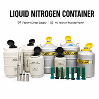 Conteneur de transport d'azote liquide YUXIN AVIATION 20L 40Y Exp en aluminium aéronautique avec base renforcée antichoc, réservoir cryogénique