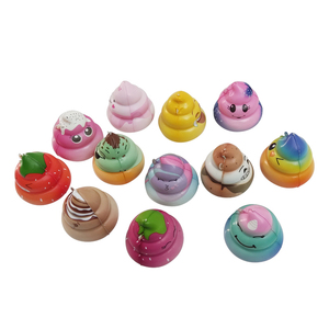 Juguetes Antiestrés de Espuma de PU con Forma de <span class=keywords><strong>Caca</strong></span>, Lindos y de Ascenso Lento, para Aliviar el Estrés, Juguetes Promocionales con Logotipo Personalizado de la Marca Hines para Niños - Product Image 1