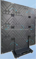 Écran LED pliable pour affichage publicitaire intérieur P1.25 GOB, double face, trois côtés, affichage électronique LED à trois plis