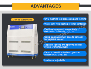 Liyi UV tăng tốc lão hóa buồng thử nghiệm nhà sản xuất máy tính để bàn UV lão hóa buồng thử nghiệm buồng giá - Product Image 3