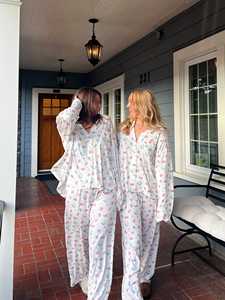Pyjamas décontractés en bambou doux pour femmes, imprimés personnalisés Baies d'été, vêtements de détente pour femmes, pyjamas en modal, pyjamas en coton, vêtements de maison, vêtements de nuit - Product Image 2