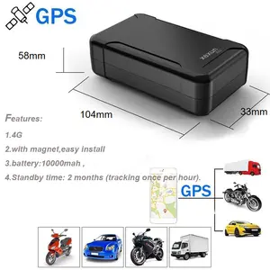 Google Mapa 10000Mah bateria back-up magnético GPS Car Tracking System GPS Tracker 4g