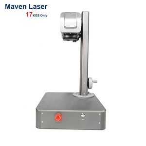 Máquina de marcado láser de fibra portátil compacta, anillo de pájaro, Metal, Placa dorada, máx. 20W - Product Image 1