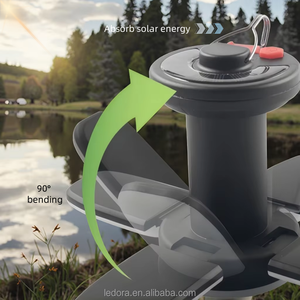 Luci da lavoro a LED <span class=keywords><strong>ricaricabili</strong></span> portatili Multi-funzionali <span class=keywords><strong>lampade</strong></span> da campeggio pieghevoli solari con funzione di emergenza - Product Image 2