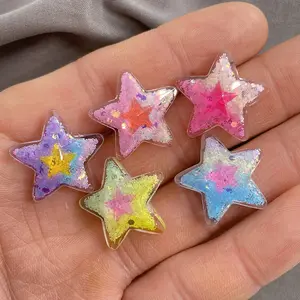 High-Grade AB Rubber Environmental Protection Resin Jewelry Accessories Resin Star For Decoration