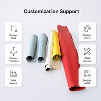 Tissu enduit Hypalon T5 de qualité industrielle, ignifuge, résistant à l'usure, découpable, tailles personnalisables pour aéroports préconditionnés