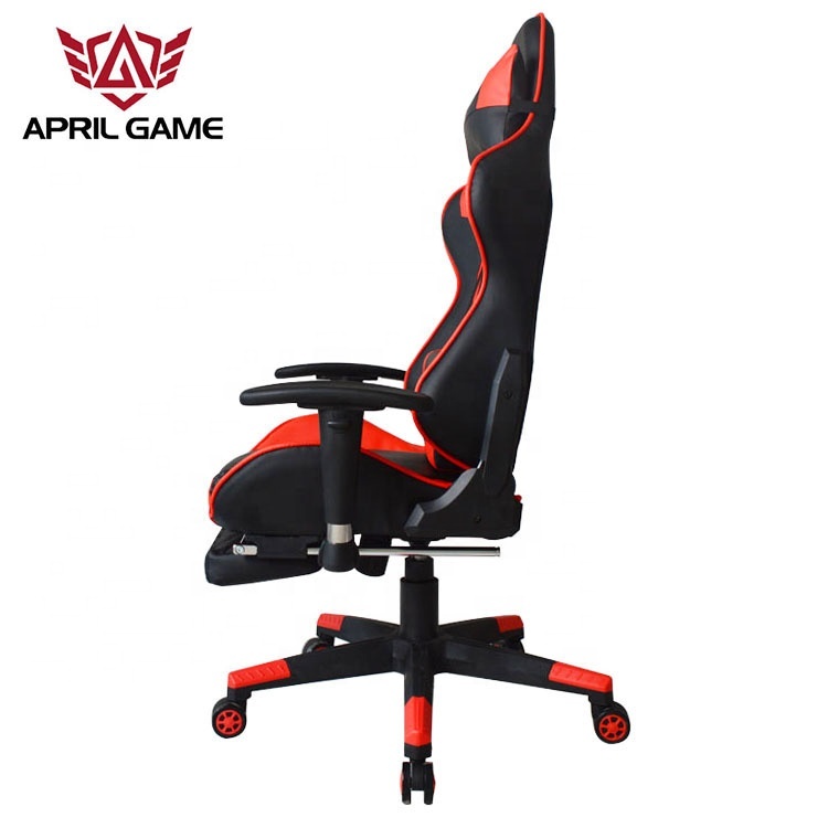 2020 modern Design computer pc racing style comfortable PU leather office running game chair with footrest