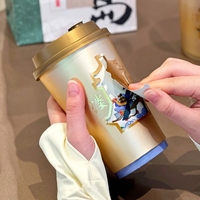Gobelet en papier rotatif écologique et recyclable, gobelet jetable à double paroi avec fenêtre, gobelet à café biodégradable avec logo personnalisé