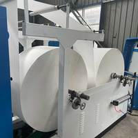 Nouvelle machine automatique de fabrication de mouchoirs en papier pour petites entreprises avec moteur à roulement, haute capacité 400-500 pièces/min