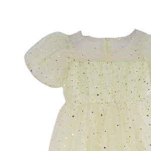 Abiti Estivi Personalizzabili per Bambine 2-14 Anni, in Tulle a Strati con Maniche Corte, Traspiranti <span class=keywords><strong>e</strong></span> Decorati con Paillettes, Stile Principessa - Product Image 3