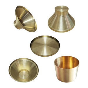 Funil Mecânico Conical Personalizado em Aço Inoxidável, Aço Carbono, Liga de Alumínio e Cobre com Tampa Redonda - Product Image 5