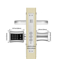 Cylindre de serrure intelligent sans clé électronique de style européen avec application Ble App et application TT Lock