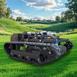 Robot désherbeur télécommandé sans fil certifié CE, idé<span class=keywords><strong>al</strong></span> pour la tonte des pentes et les terrains en pente – Offre Spéciale - Product Image 2